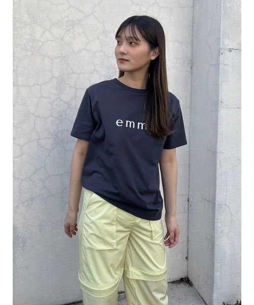 emmi atelier(emmi　atelier)/【ONLINE限定】eco emmiロゴバックシャンTシャツ/img23