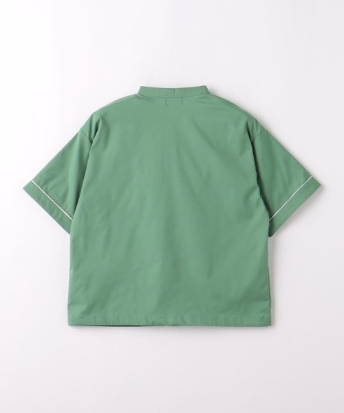 green label relaxing （Kids）(グリーンレーベルリラクシング（キッズ）)/TJ パイピング バンドカラーシャツ 100cm－130cm/img02