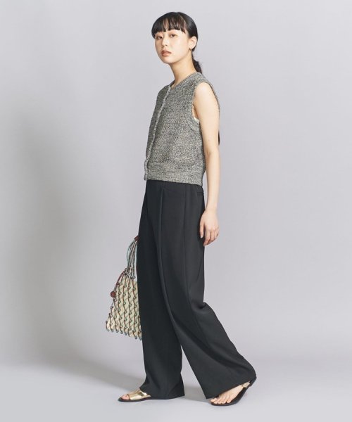 BEAUTY&YOUTH UNITED ARROWS(ビューティーアンドユース　ユナイテッドアローズ)/ツイル バックゴム ストレート パンツ 2/img04