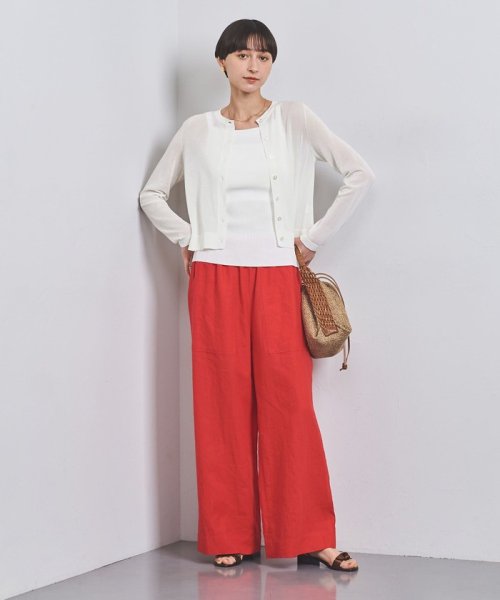 シアー クルーネック カーディガン B76 W58 H86