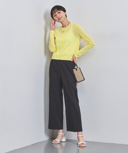 シアー クルーネック カーディガン B76 W58 H86