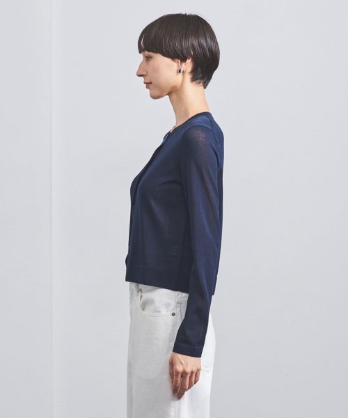 シアー クルーネック カーディガン B76 W58 H86