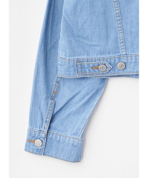 デニムショートジャケット 
