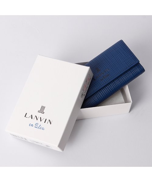 LANVIN(ランバン)/ランバンオンブルー キーケース メンズ レディース ブランド レザー 本革 カード収納付き 4連 LANVIN en Bleu 529612/img13