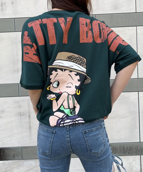 me Jane(ミージェーン)/バックプリントBETTTY BOOPビックTシャツ/img15