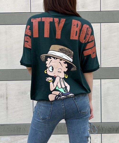 me Jane(ミージェーン)/バックプリントBETTTY BOOPビックTシャツ/img16