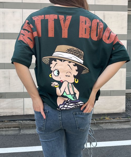 me Jane(ミージェーン)/バックプリントBETTTY BOOPビックTシャツ/img18