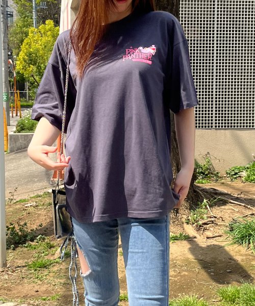 me Jane(ミージェーン)/ピンクパンサーバックプリントビッグTシャツ/img12