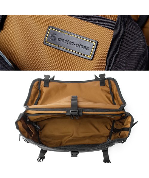 マスターピース メッセンジャーバッグ ショルダーバッグ メンズ 大容量 防水 撥水 日本製 ポテンシャル master－piece 01756－v3 　　　　　 ｜MASTERTEX ｜　透湿防水フィルム Vent®ラミネート加工 fabric ナイロン100％　　　　　 マスターピース ポテンシャル master Ballistic® CORDURA®
