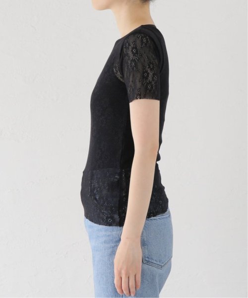 journal standard  L'essage (ジャーナルスタンダード　レサージュ)/【TanC TOKYO/タンクトウキョウ】LOUNGE BLACKLACE TEE：カットソー/img03