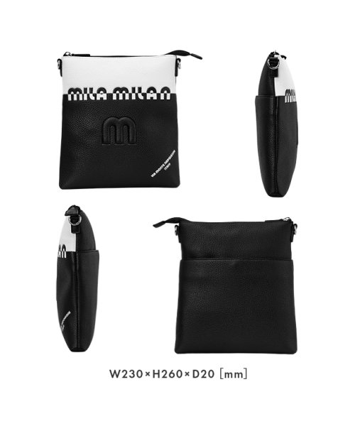 ミラミラン ショルダーバッグ サコッシュ メンズ レディース ブランド ミニ コンパクト 斜めがけバッグ 小さめ mila milan 246112 mila G1201880594(9295円)