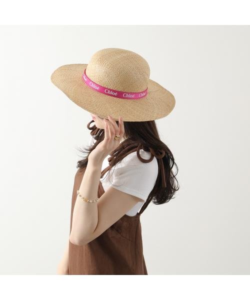 セール】Chloe KIDS ハット C20050 ロゴ 麦わら (506098841) | クロエ 