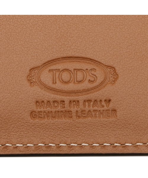 TODS(トッズ)/トッズ 長財布 バーティカル ウォレット Tモチーフ ブラウン メンズ TODS XAMIMPB7300 QNT S410/img06