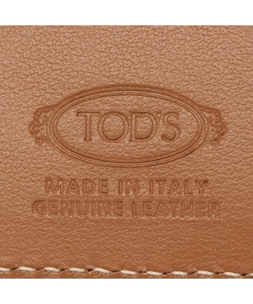 TODS(トッズ)/トッズ 二つ折り財布 ビジブル コンパクト財布 Tモチーフ ブラウン メンズ TOD'S XAMIMPBB300 QNT S410/img06