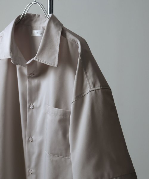 Nilway(ニルウェイ)/T/Cフラワープリントデザインシャツ/img01