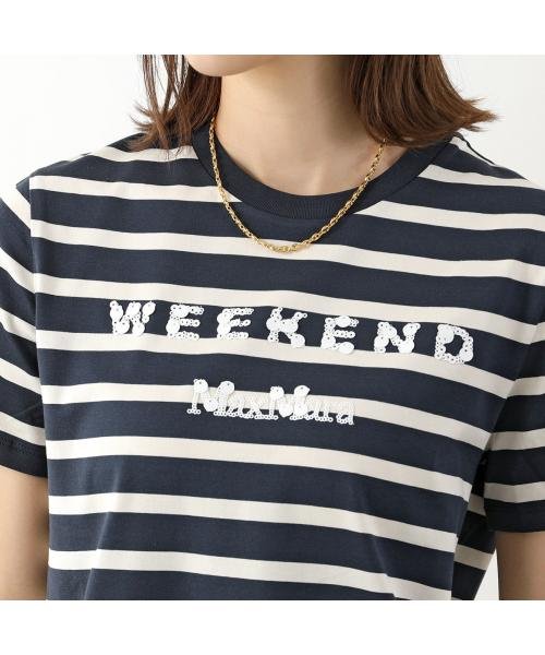 MAX MARA Weekend(マックスマーラ ウィークエンド)/MAX MARA Weekend Tシャツ TALENTO スパンコール ロゴ/img09