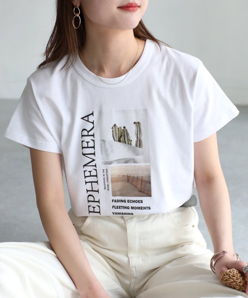 Riberry(リベリー)/EPHEMERAフォトコンパクトTシャツ/img01