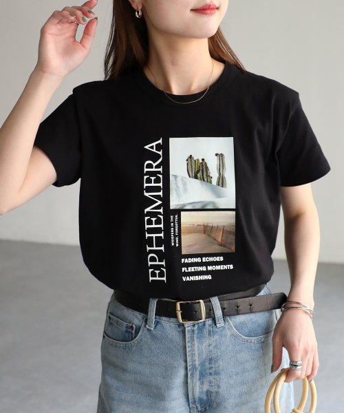 Riberry(リベリー)/EPHEMERAフォトコンパクトTシャツ/img08