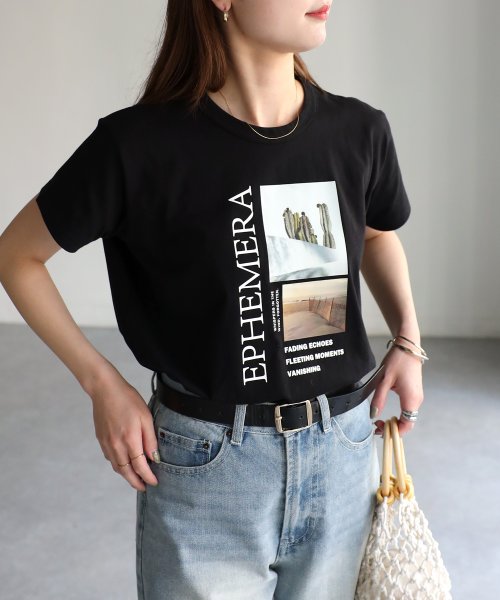 Riberry(リベリー)/EPHEMERAフォトコンパクトTシャツ/img09