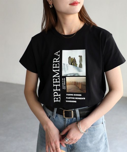 Riberry(リベリー)/EPHEMERAフォトコンパクトTシャツ/img18
