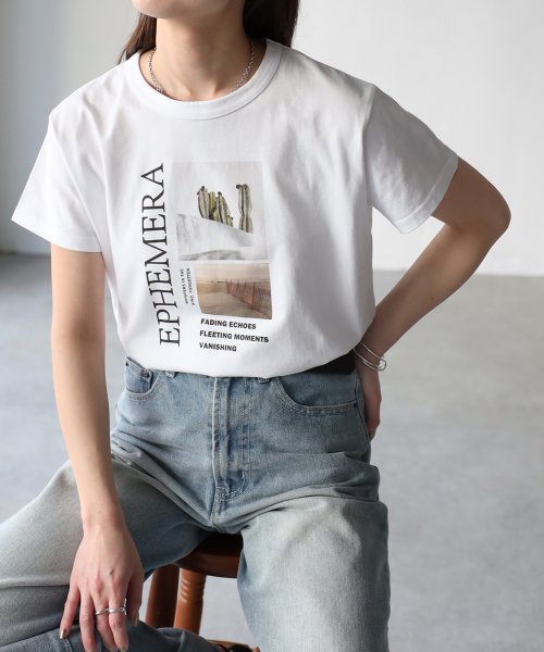 Riberry(リベリー)/EPHEMERAフォトコンパクトTシャツ/img20