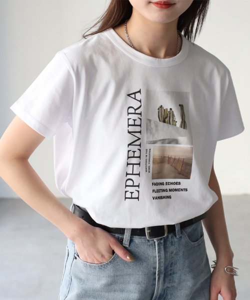 Riberry(リベリー)/EPHEMERAフォトコンパクトTシャツ/img21