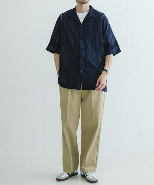 URBAN RESEARCH(アーバンリサーチ)/URBAN RESEARCH iD　エスニックレースオープンカラーシャツ/img03