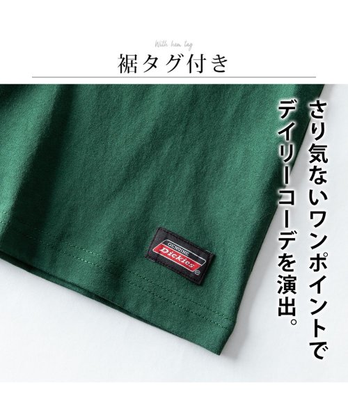  GENELESS(GENELESS)/半袖tシャツ メンズ GENUINE ゆったり バックプリント 春 tシャツ 刺繍 ビッグシルエット グリーン プリント Tシャツ トップス 夏 おしゃれ/img07