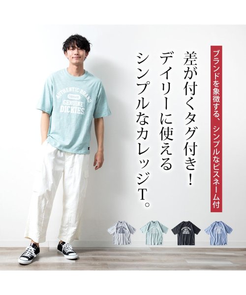  GENELESS(GENELESS)/半袖tシャツ メンズ GENUINE ゆったり 無地 春夏 プリント ビッグシルエット クルーネック グリーン杢 春 ポリエステル インナー 全4色 ギフト/img04