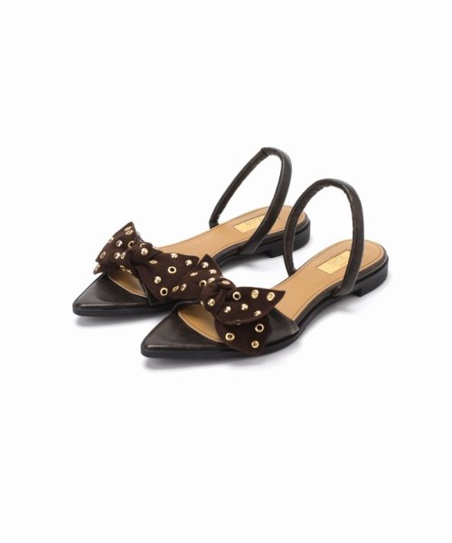 《予約》GRISE EDGEスタッズリボンサンダル GRISE Talon