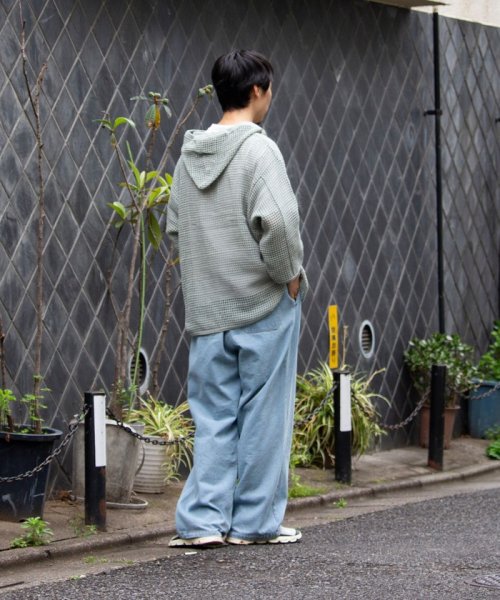 GLOSTER(GLOSTER)/【限定展開】【ARMY TWILL/アーミーツイル】別注 メッシュパーカー 7分袖 MESH かぎ編み/img24