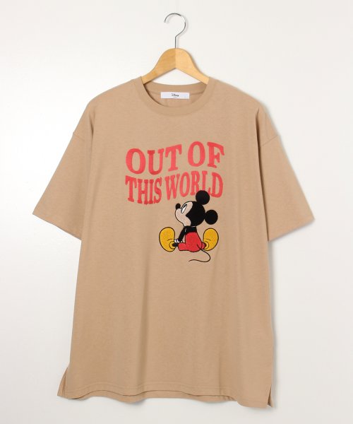 DISNEY(DISNEY)/【DISNEY/ディズニー】天竺チェーン・さがら刺繍半袖BIG Tシャツ（ミッキー・プーさん）/img34