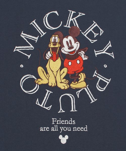 DISNEY(DISNEY)/【DISNEY/ディズニー】天竺 総刺繍半袖BIG Tシャツ（ミッキー・プーさん）/img17