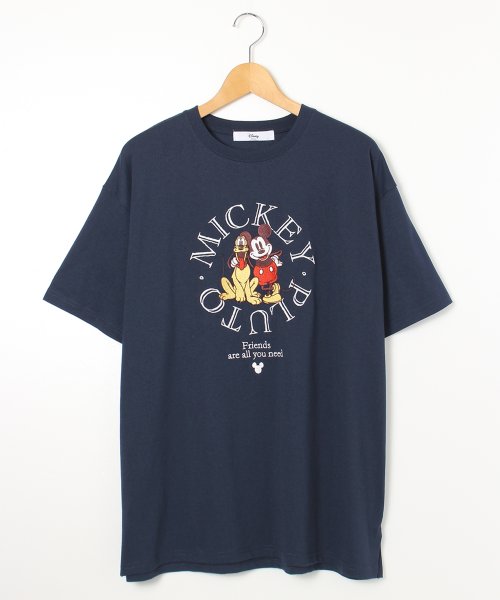 DISNEY(DISNEY)/【DISNEY/ディズニー】天竺 総刺繍半袖BIG Tシャツ（ミッキー・プーさん）/img18