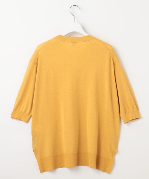 J.PRESS LADIES（LARGE SIZE）(J．プレス　レディス（大きいサイズ）)/【洗える】COTTON LINEN Vネック ニット/img13