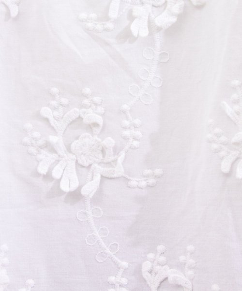 NOLLEY’S sophi(ノーリーズソフィー)/【crinkle crinkle crinkle/クリンクル クリンクル クリンクル】3D embroidery S/S shirt/img13