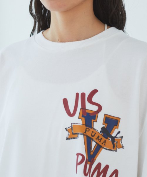 VIS(ビス)/【PUMA】VIS別注 オリジナルロゴオーバーサイズTシャツ/img21