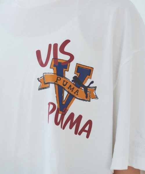 VIS(ビス)/【PUMA】VIS別注 オリジナルロゴオーバーサイズTシャツ/img22