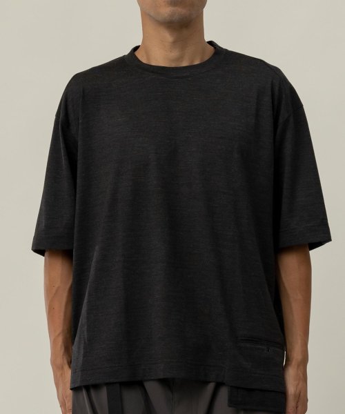 alk phenix(alk phenix)/alk phenix(アルクフェニックス) Wool Blend T－shirts WOL ウールジャージー素材 断熱 防臭 ドライ Tシャツ ウールブレンド /img01
