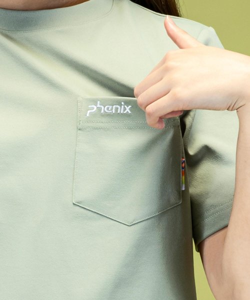 phenix(phenix)/phenix outdoor(フェニックスアウトドア) ポケットT－シャツ レディース Tシャツ 速乾 ストレッチ 日焼け防止 快適 防臭 抗菌 ティーシャツ /img03