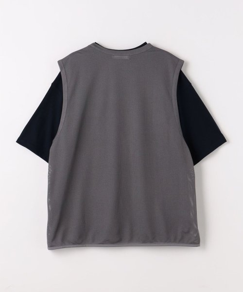 green label relaxing(グリーンレーベルリラクシング)/Morley メッシュレイヤード Tシャツ/img13