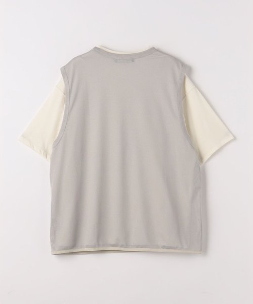 green label relaxing(グリーンレーベルリラクシング)/Morley メッシュレイヤード Tシャツ/img26