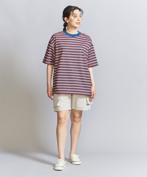 BEAUTY&YOUTH UNITED ARROWS(ビューティーアンドユース　ユナイテッドアローズ)/＜DAIWA PIER39＞ドローストリング マルチボーダー Tシャツ/img04