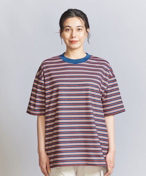 BEAUTY&YOUTH UNITED ARROWS(ビューティーアンドユース　ユナイテッドアローズ)/＜DAIWA PIER39＞ドローストリング マルチボーダー Tシャツ/img05