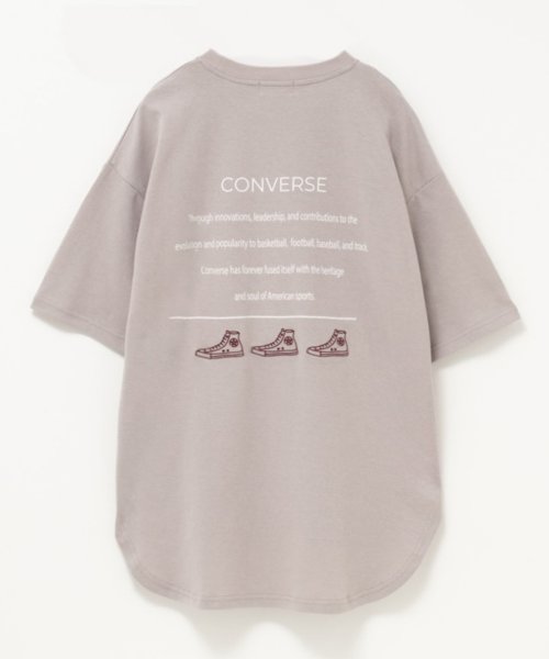 CONVERSE コンバース ポンチ素材 バックシューズ刺繍裾ラウンドTシャツ 4282－9834 人気・おすすめ｜使いやすい・旅行におすすめ セール中 全国発送 国内発送対応