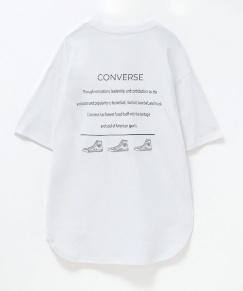 CONVERSE コンバース ポンチ素材 バックシューズ刺繍裾ラウンドTシャツ 4282－9834 人気・おすすめ｜使いやすい・旅行におすすめ セール中 全国発送 国内発送対応