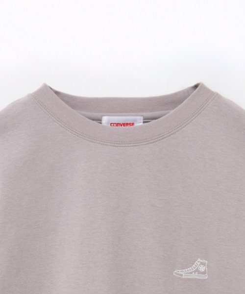CONVERSE コンバース ポンチ素材 バックシューズ刺繍裾ラウンドTシャツ 4282－9834 人気・おすすめ｜使いやすい・旅行におすすめ セール中 全国発送 国内発送対応