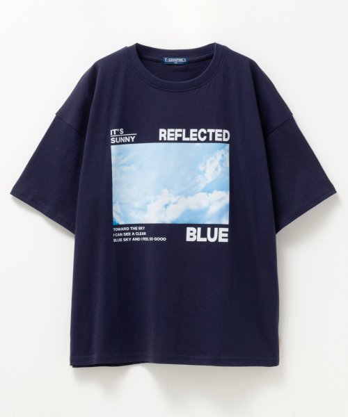 MAC HOUSE(kid's)(マックハウス（キッズ）)/T－GRAPHICS ティーグラフィックス フォトプリントビッグTシャツ MAB24114/img03