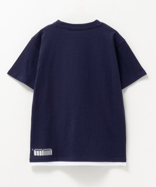 MAC HOUSE(kid's)(マックハウス（キッズ）)/T－GRAPHICS ティーグラフィックス 裾フェイクレイヤードロゴ半袖Tシャツ MAB24110/img04