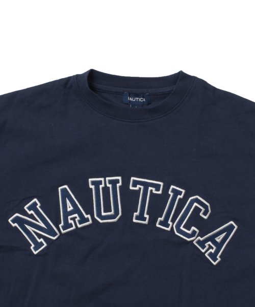 GLAZOS(グラソス)/【NAUTICA】フロントロゴアップリケ刺繍半袖Tシャツ/img04